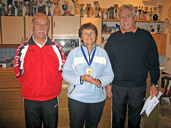 Vereinsmeisterin Sommer 2008: Sieglinde Pirker 