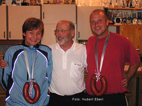 Bacher Karin und Mchler Markus mit Obmann Kogler Hugo 