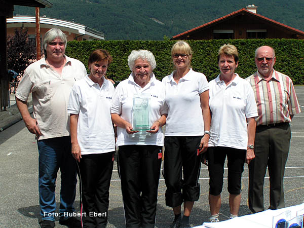 1. Rang: SK Vls - Strasser Hedi, Frischmann Linde, Zuser Hannelore, Kogler Gerti